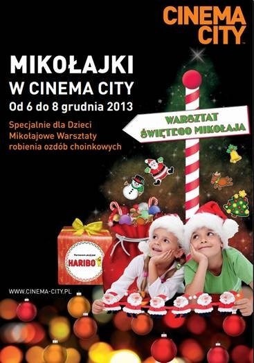 Jedyne takie Mikołajkowe warsztaty w Cinema City!